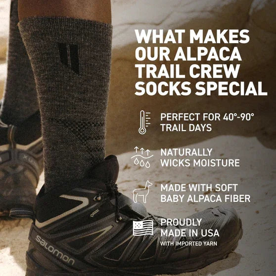 Alpaca Trail Crew Socks