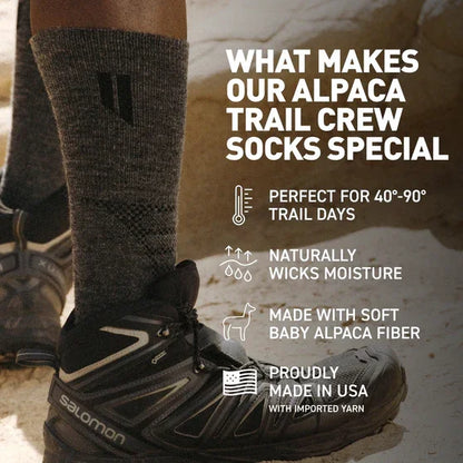 Alpaca Trail Crew Socks